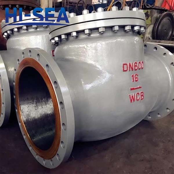 Swing Check Valve for Natural Gas