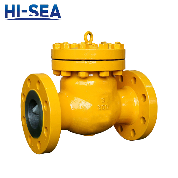 Swing Check Valve for Natural Gas